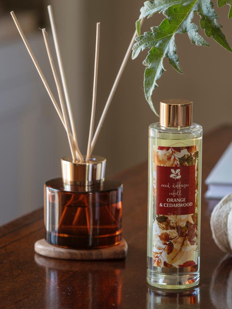 National Trust Blue spruce reed diffuser and candle