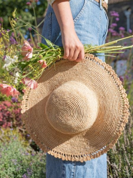 National Trust fashion accessories - natural hat.