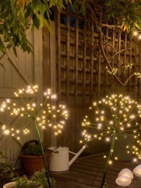 National Trust garden lighting. Solar dandelion light