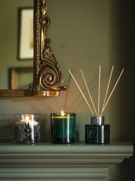 National Trust Blue spruce reed diffuser and candle