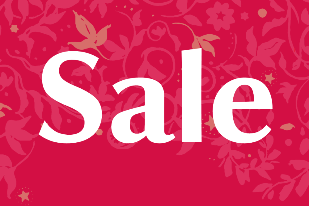 National Trust red sale banner