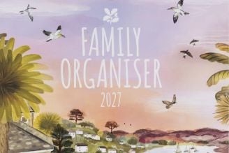 Image shows a selection of 2027 calendars and diaries 