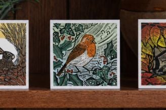 Image shows National Trust Notecards from the autumn 2026 range