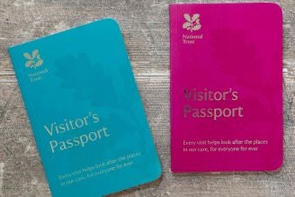 Stationery accessories - image shows visitor passports in green and pink