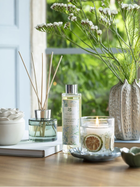 National Trust candles and reed diffuser sets.