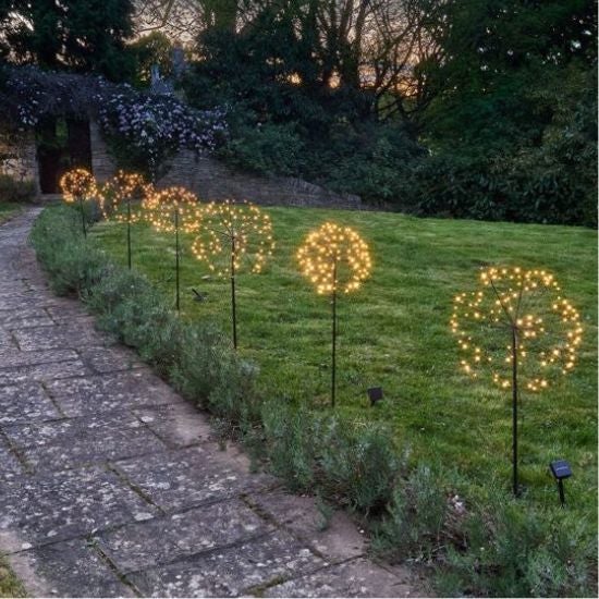 National Trust outdoor solar dandilion light 