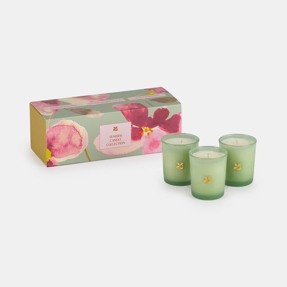 National Trust Boxed Candle Gift Set, Blossom