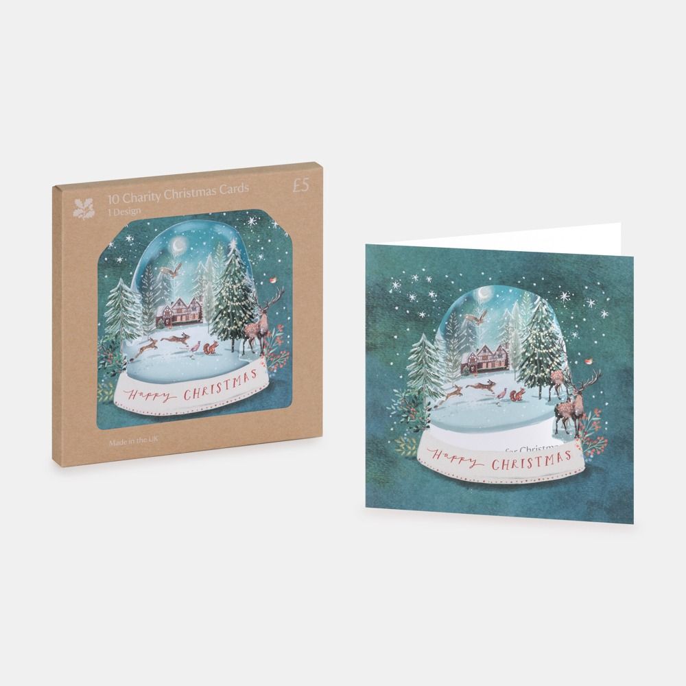 National Trust Snowfall over Lacock Christmas Cards Box of 10