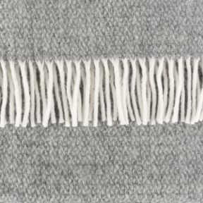 National Trust Illusion Wool Throw, Grey