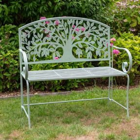 Tree of Life Bench, Green