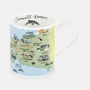 National Trust Cornwall Bone China Mug