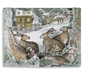 We Three Hares Advent Calendar by Angela Harding
