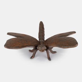 Cast Iron Dragonfly Sculpture