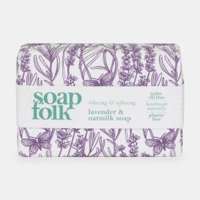 Soap Folk Lavender and Oatmilk Wrapped Soap
