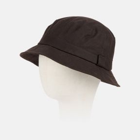 Tweedmill Brown Drop Brim Waxed Hat