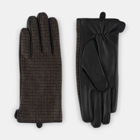 National Trust Tweed and Leather Gloves