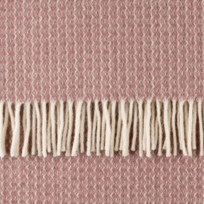 National Trust Riverweave Dusky Pink Throw