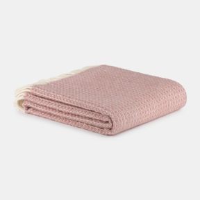 National Trust Riverweave Dusky Pink Throw