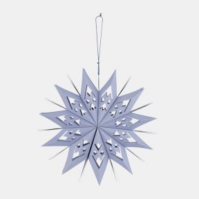 Paper Snowflake Decoration Light Blue