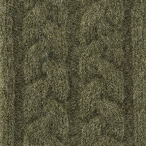 Peace of Mind Green Knitted Wrist Warmers