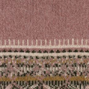 Peace Of Mind Pink And Green Pull Through Scarf