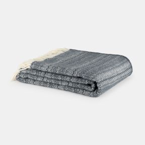 National Trust Fair Isle Throw, Blue