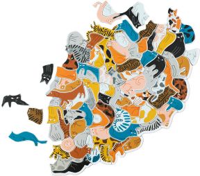 299 Cats And A Dog Jigsaw Puzzle