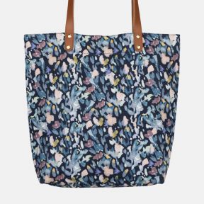 National Trust Glendurgan Ditsy Navy Organic Cotton Shopper Bag