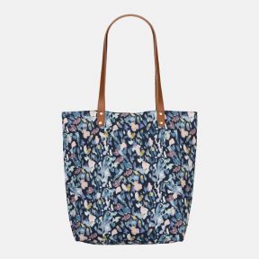 National Trust Glendurgan Ditsy Navy Organic Cotton Shopper Bag