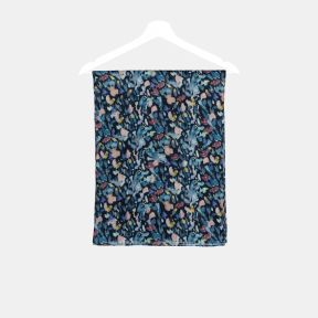 National Trust Glendurgan Ditsy Navy Organic Cotton Scarf
