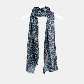 National Trust Glendurgan Ditsy Navy Organic Cotton Scarf