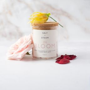 Salt + Steam In Bloom Bath Salts Jar