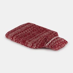 Tweedmill Hot Water Bottle, Fair Isle Red