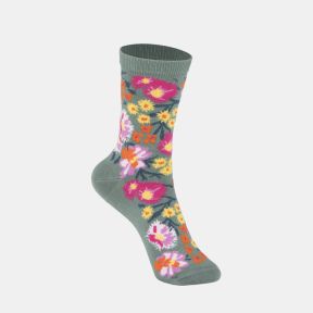 National Trust Dyffryn House Floral Organic Cotton Socks