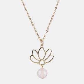 Copper Bee Blossom Necklace