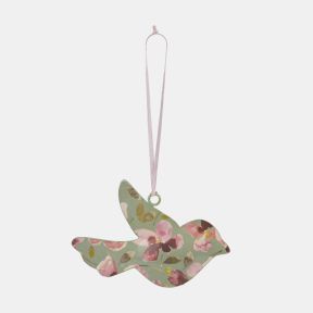Hanging Decoration Metal Bird Blossom Print