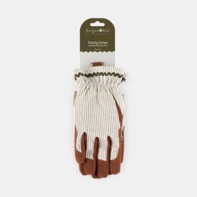 Burgon and Ball Olive Stripe Gloves