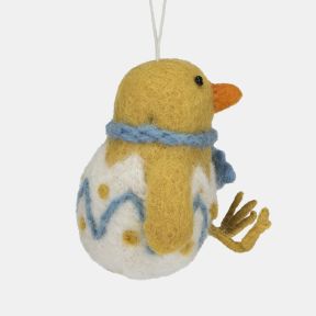 Amica Felt Egbert the Chick in Egg Decoration
