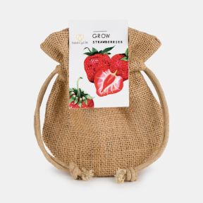 BEEcycle Strawberry Jute Bag