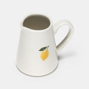Lemon Stoneware Jug, Small
