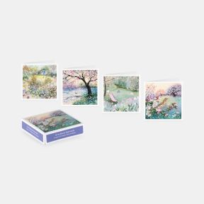 National Trust In Bloom Notecard Set by Lucy Grossmith, Pack of 20