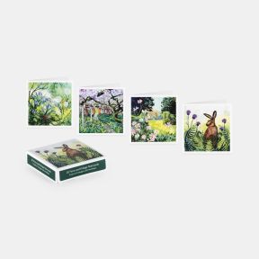National Trust Fern and Foliage Notecard Set by Kate Findlay, Pack of 20