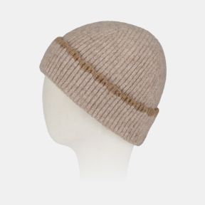 National Trust Camel With Trim Knitted Beanie