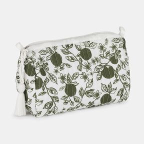 National Trust Toiletry Bag Organic Cotton, Orangery Print