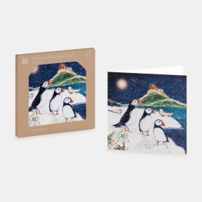 National Trust Puffins on the Farne Islands Christmas Cards Box of 10