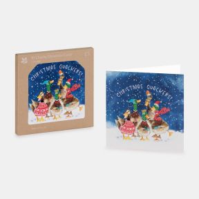 National Trust Christmas Quackers Christmas Cards Box of 10