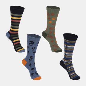 Woodland Walks Organic Cotton Sock Gift Set 7-11