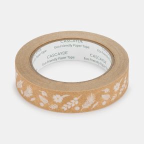 Paper Tape Kraft White Fern