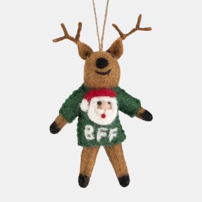 Felt So Good Reindeer with BFF Jumper