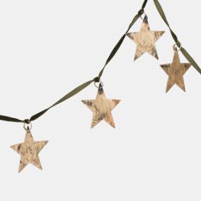 Star Garland on Velvet Ribbon